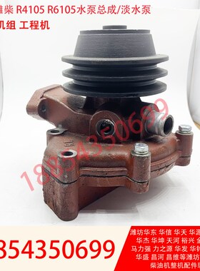 R6105AZLD发动机水泵潍坊100kw发电机组水泵潍柴6105柴油机配件