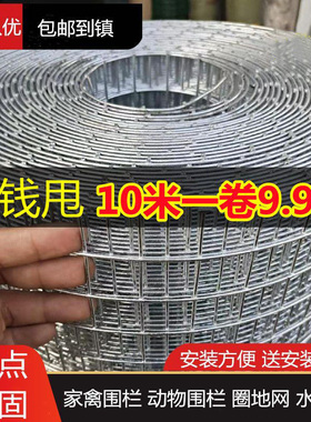 冷镀锌铁丝网养鸡围栏隔离网养殖网抹墙网防裂防锈玉米网栅栏鸡笼