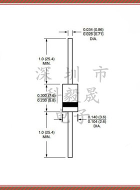 TVS瞬态抑制二极管 P6KE400A/400CA/440A/480A/510A/CA 单向双向