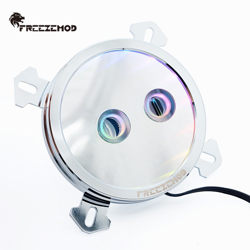 FREEZEMOD电脑CPU水冷头星空PR-XPM,RGB彩虹渐变灯效2021款intel