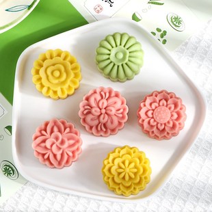 30克立体花宴小花25g绿豆糕模具压花按压50g冰皮月饼糕点食品磨具