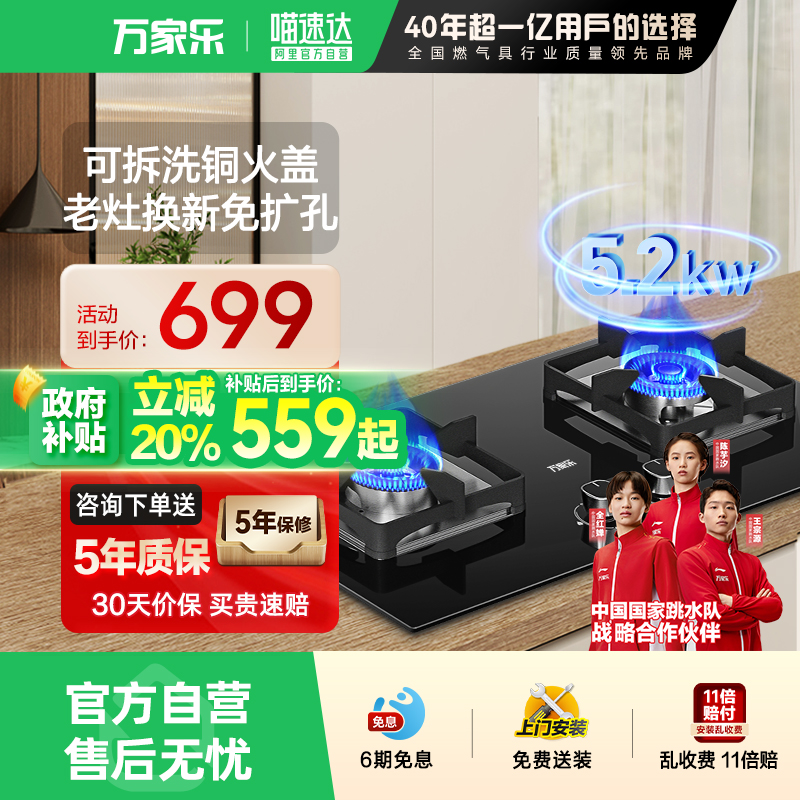 万家乐猛火猛火气灶AY8