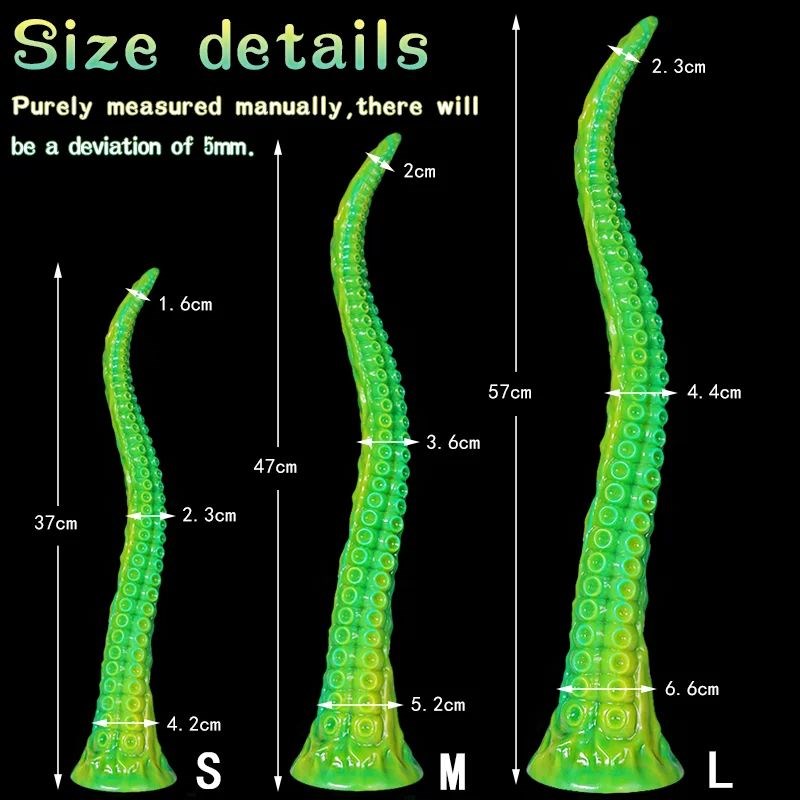Long Butt Plug Silicone Long Anal PluJg Tentacle Dildo Penis