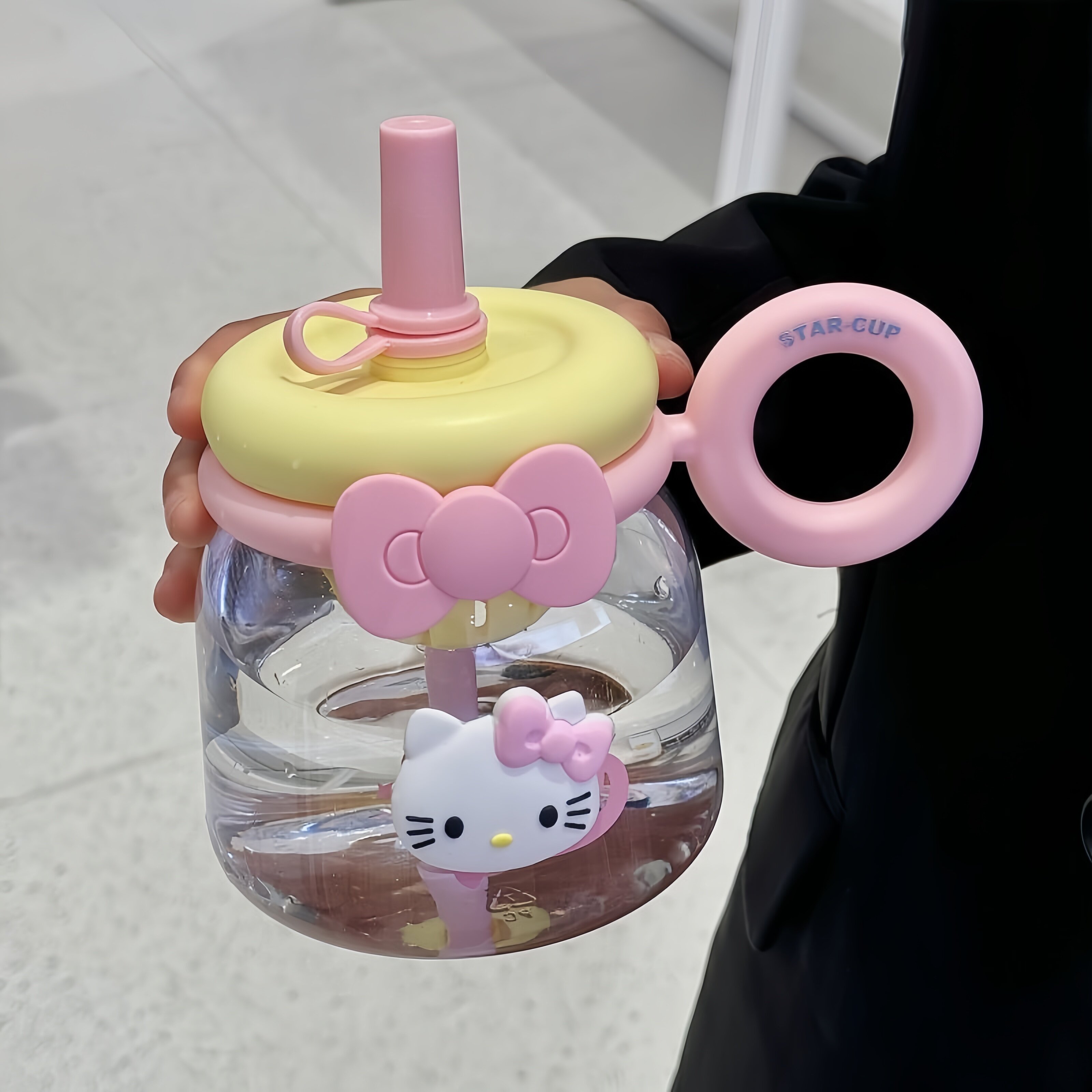 可爱kt猫塑料杯女2026新款