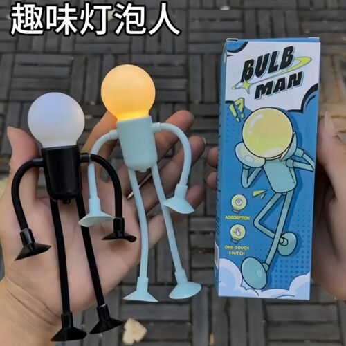 各种造型的灯泡人小夜灯也太酷了