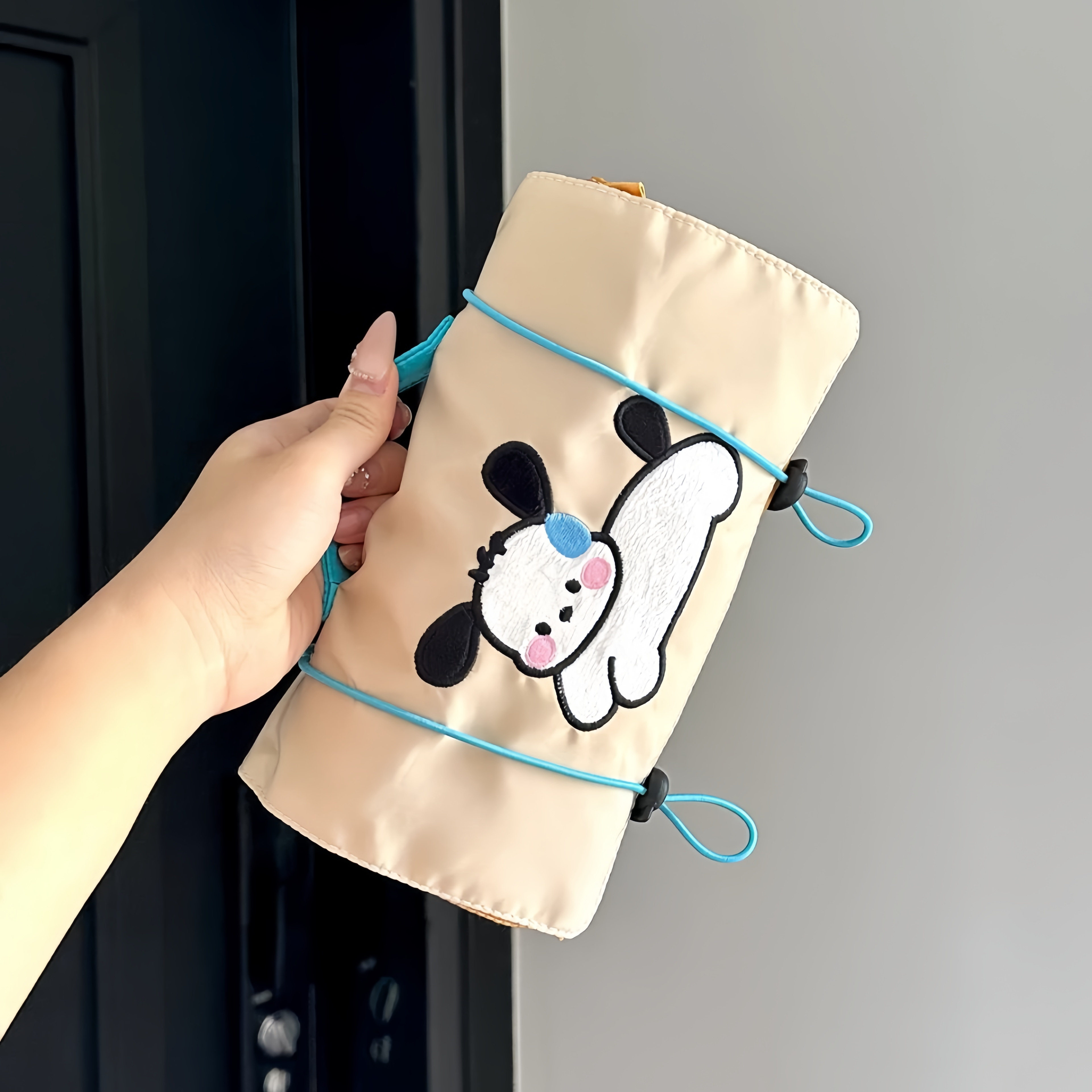 可爱折叠化妆包女便携大容量2026新款旅行护肤品洗漱包分区收纳袋