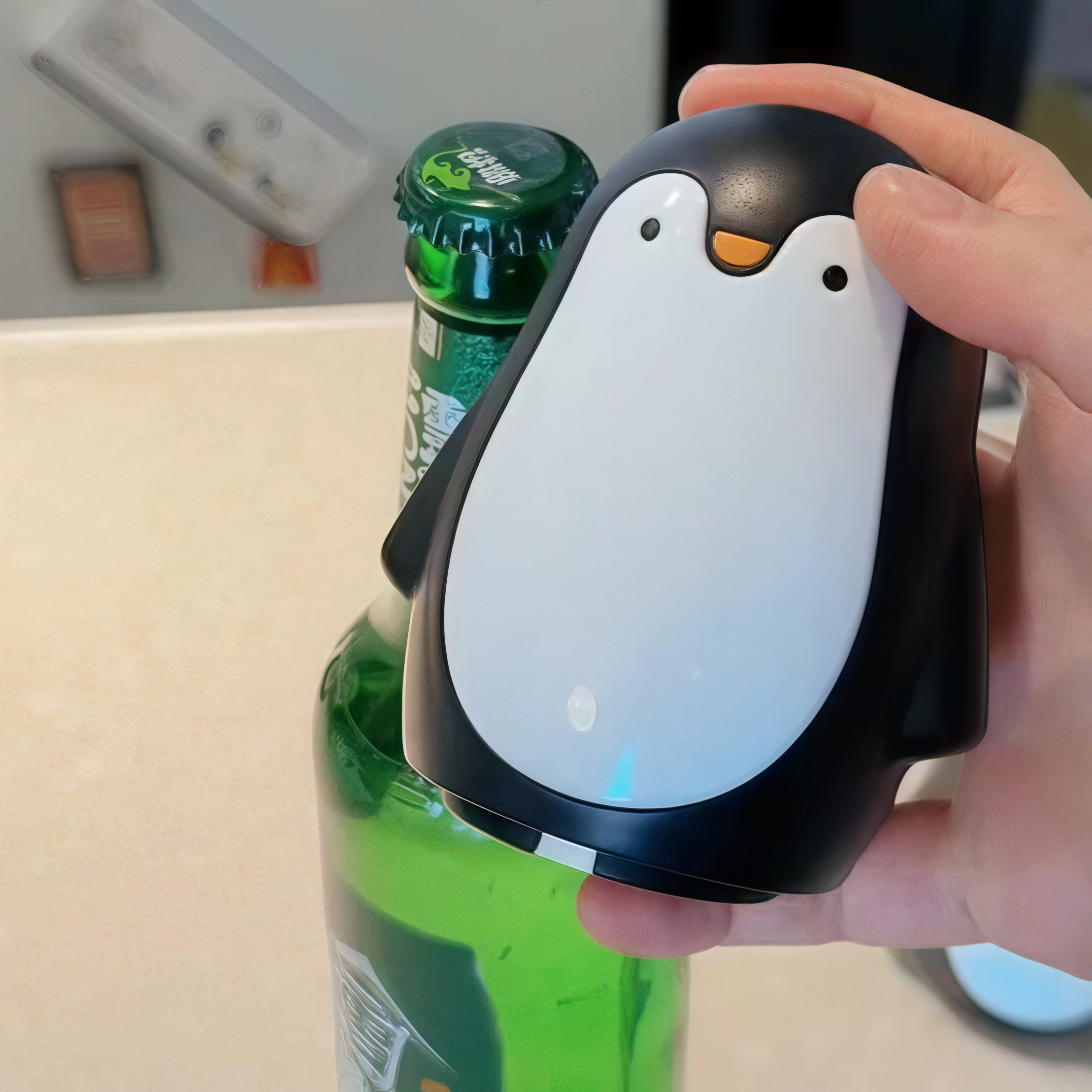 啊啊啊这个企鹅开瓶器谁发明的！