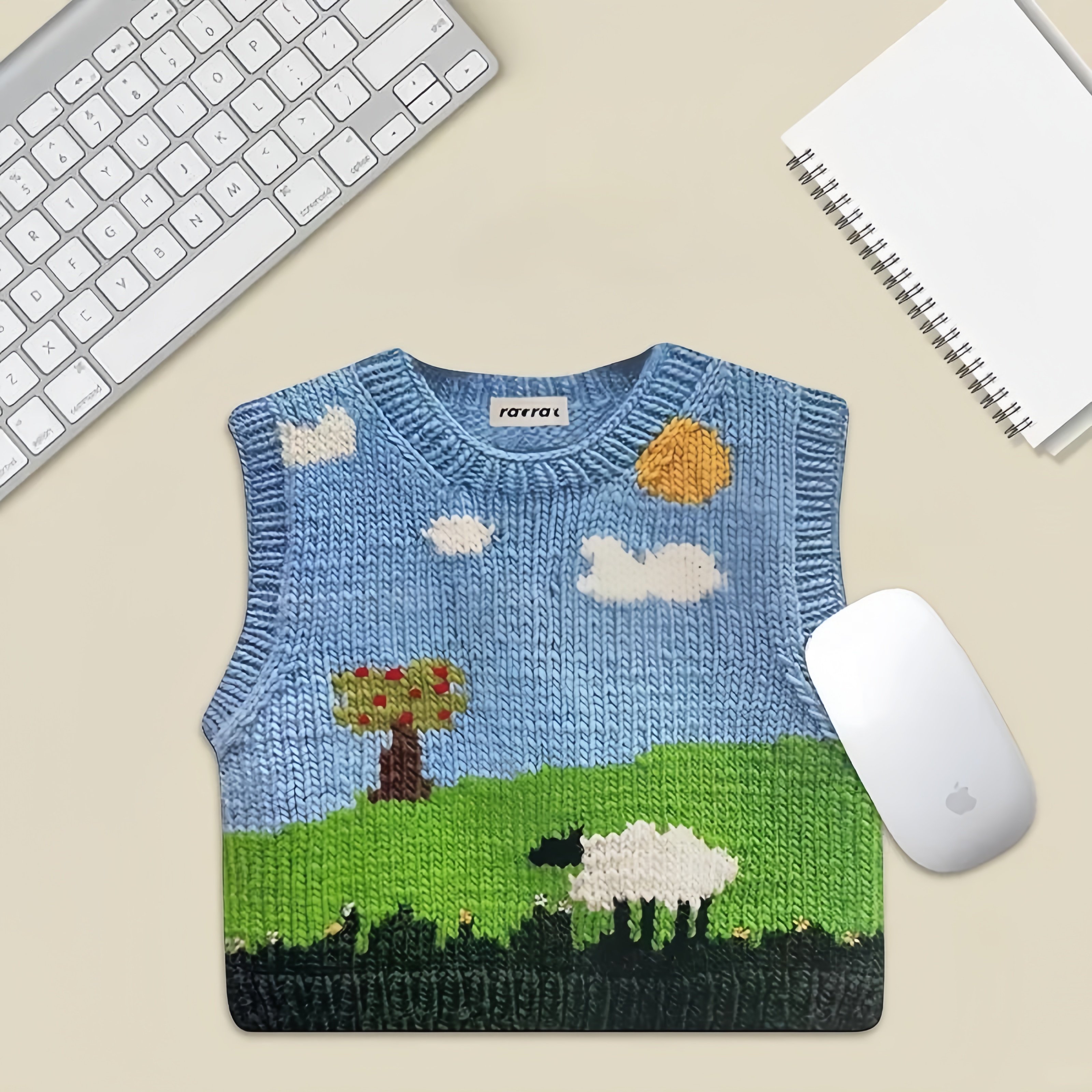 哪个仙女还没有毛衣造型鼠标垫！