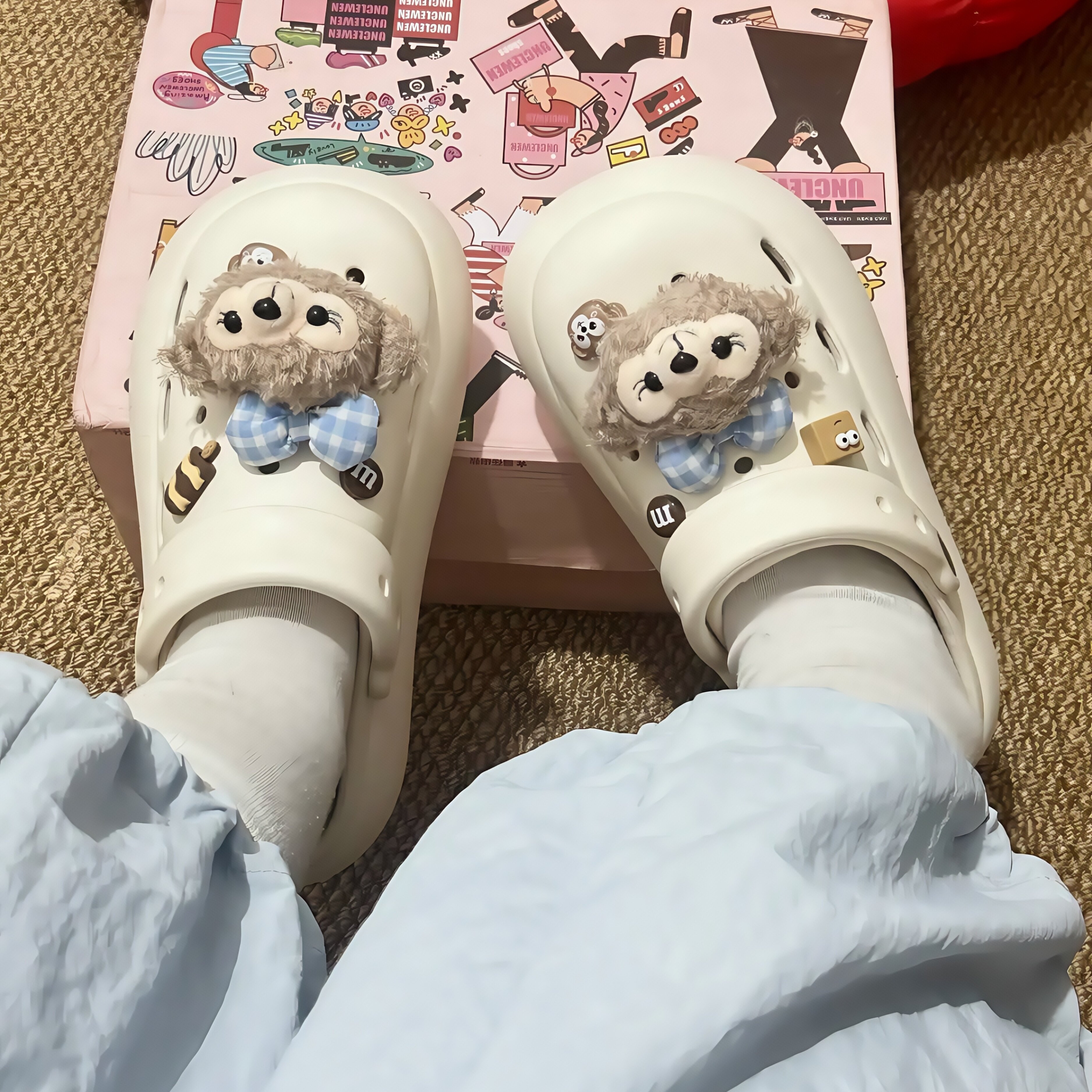 雪莉玫洞洞鞋也泰可爱了叭!