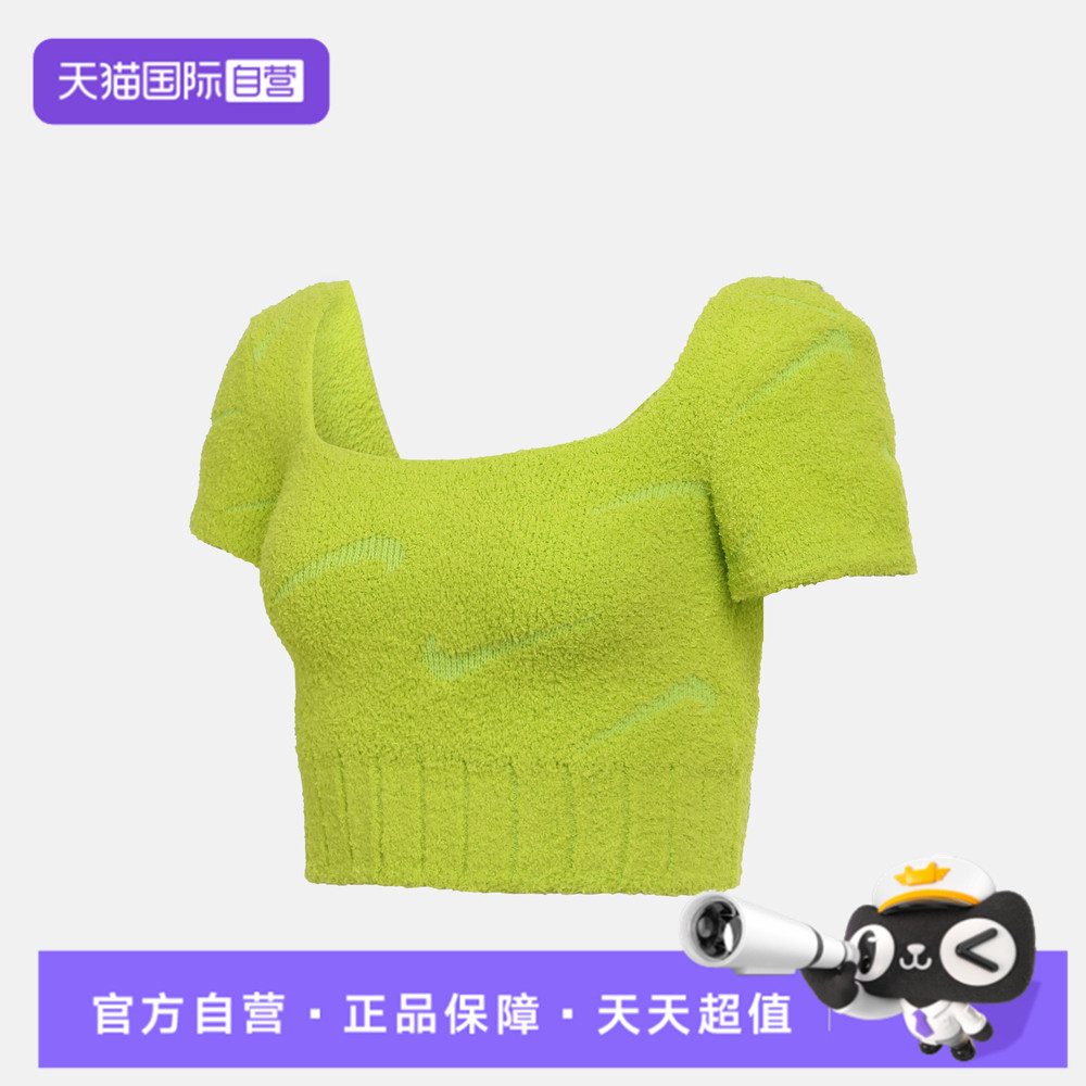 【自营】NIKE耐克女子NSW PHNX BCL CROP运动短袖T恤HV2771-389