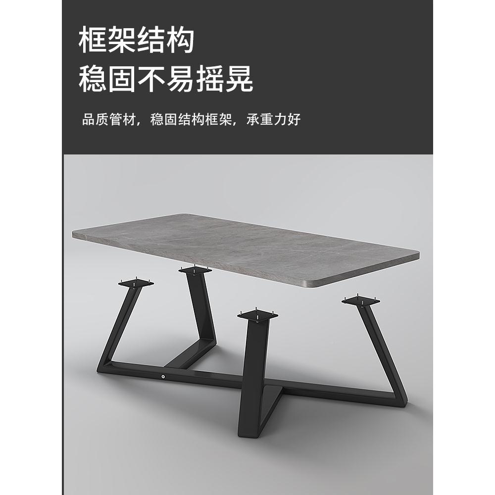 茶几客厅家用几简约代RBZ办公室沙发茶轻奢简易小户桌型岩板色茶