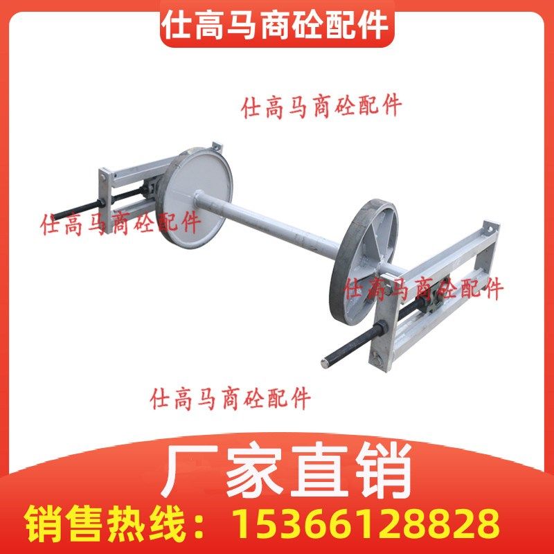 中联三一仕玛搅拌站配件输送带压带轮皮带机橡胶压带轮包胶压轮