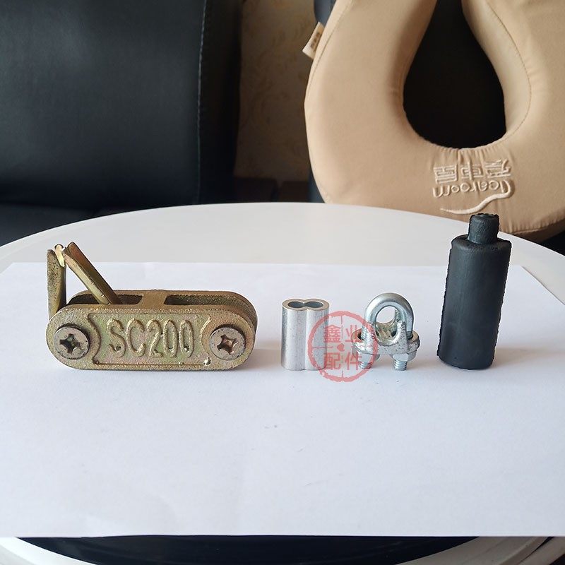 施工电梯钢丝绳铝卡子铝接头保护套绳头防雨罩吊笼门连接件紧固件,箱包皮具/热销女包/男包,胸包,淘宝优惠券,粉丝福利购,淘宝优惠卷