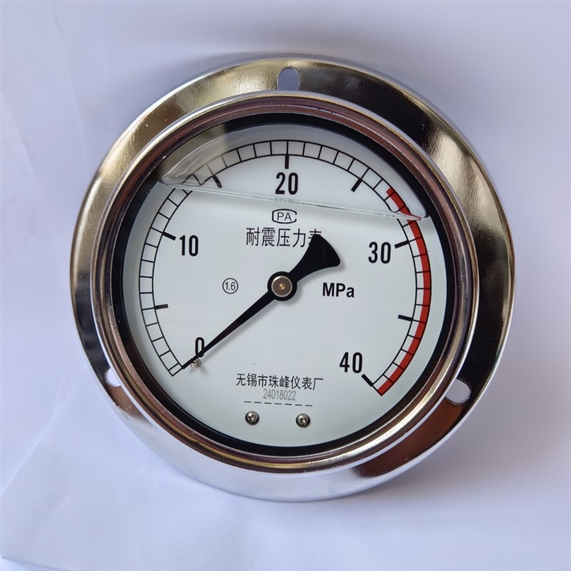 ZFYB无锡珠峰YK100III/YK60耐震压力表液压油压表40/60mpa爆米花