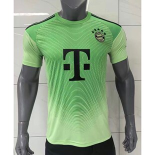 2526拜仁绿色守门员球迷足球服球衣短袖上衣