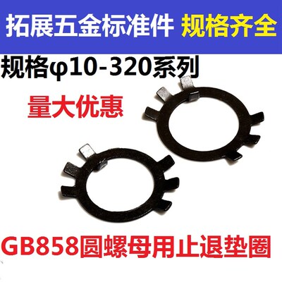 GB858止退垫圈/圆螺母用止动垫圈 六爪垫圈 挡圈 64 65 68-180