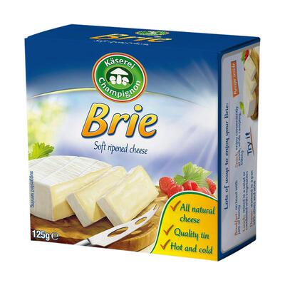 德国进口奶酪 多美鲜布里奶酪125g 必然芝士烹饪搭配红酒水果白霉