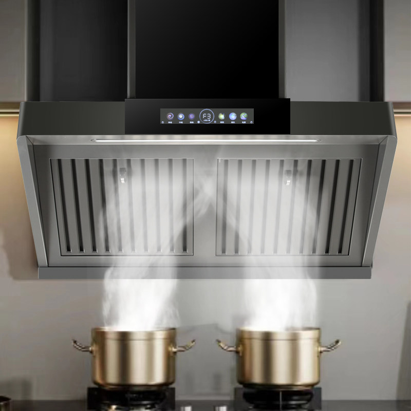 英兰仕油烟机家用厨房大吸力侧吸式油烟分离自动清洗抽油烟机套餐