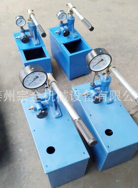 SY2.5-100兆帕手动试压泵阀门管道测漏仪SB不锈钢打压机柱塞