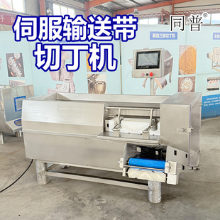 全自动冻肉切丁机 腊肉腊肠切丁机器 一次成型切肉粒机厂家