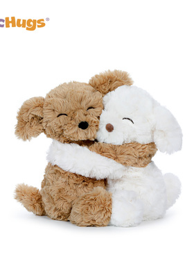 McHugs哈莫尔拥抱小狗玩偶毛绒玩具娃娃高级睡觉抱枕公仔新年礼物