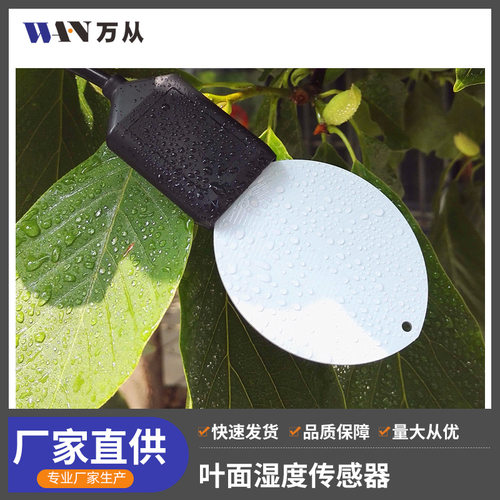 农业大棚高精度叶面湿度传感器4-20mA仿形状水分变送器大棚专用