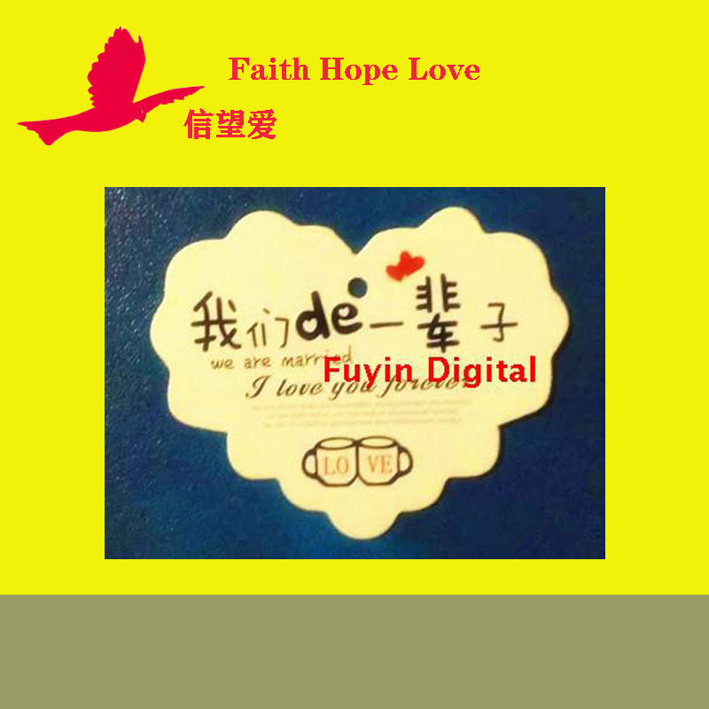 各种圆形心形带花边锯齿样式切卡机名片相片广告牌切刀
