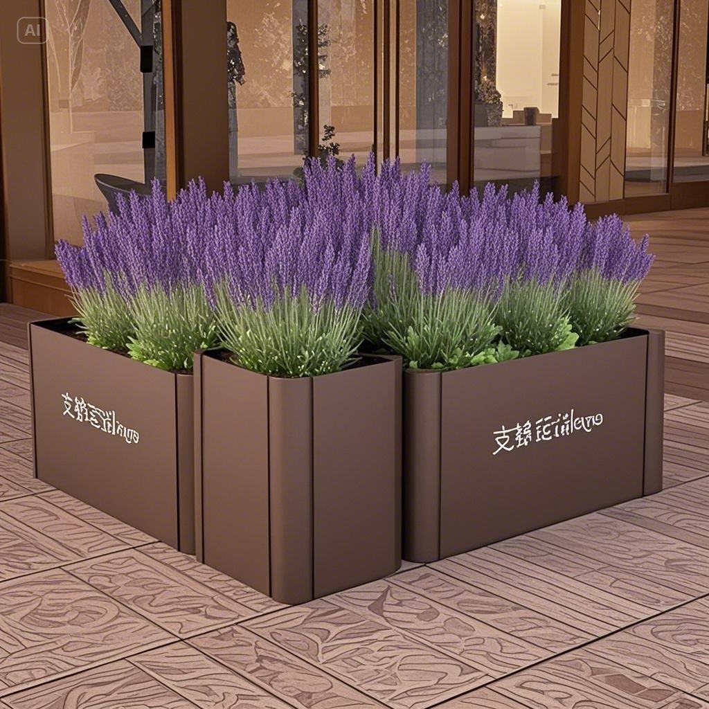 户外不锈钢花箱组合铁艺镀锌板商业街树箱售楼部花槽市政花坛,商业/办公家具,花坛/花箱,淘宝优惠券,粉丝福利购,淘宝优惠卷