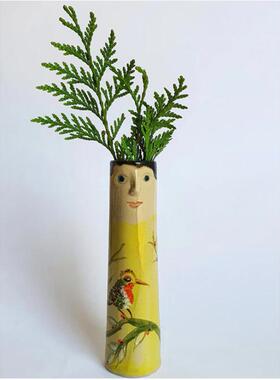 波西米亚阳光红色花瓶摆件家居设计n te-pring