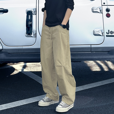 QUALCOMM新款vibe宽松阔腿休闲裤