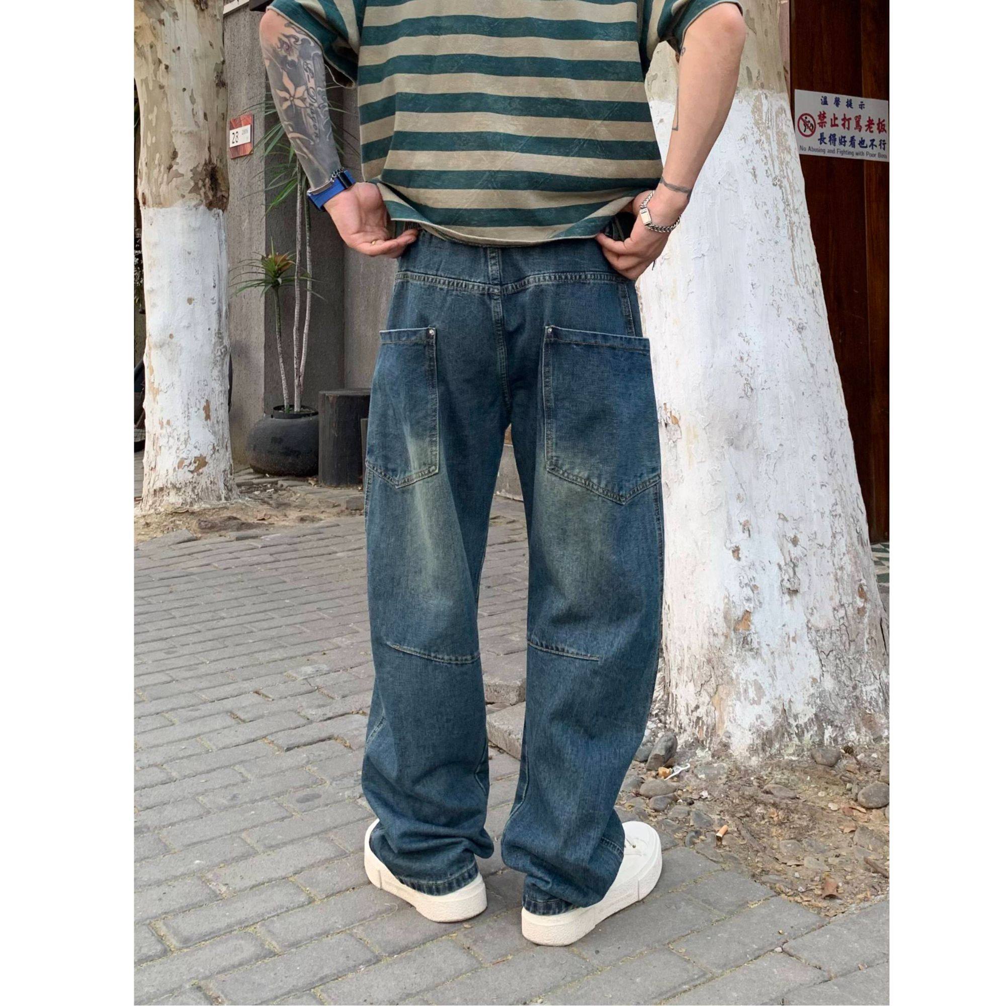 春夏季高个子弯刀直筒裤