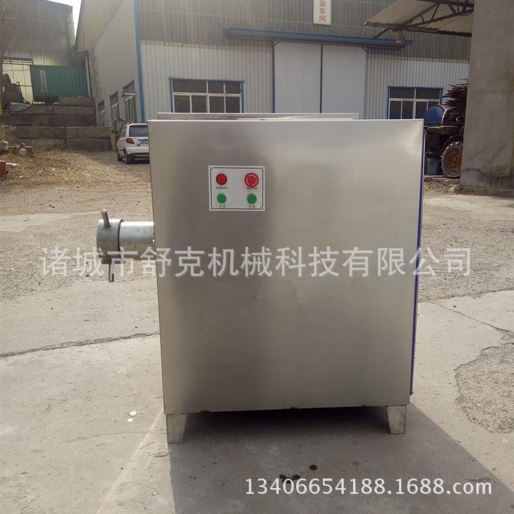 台湾烤肠专用鸡碎肉大中型JR130绞肉机 全不锈钢高效率 质保一年