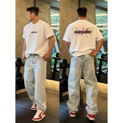 重磅纯棉美式潮牌hiphop痞帅上衣