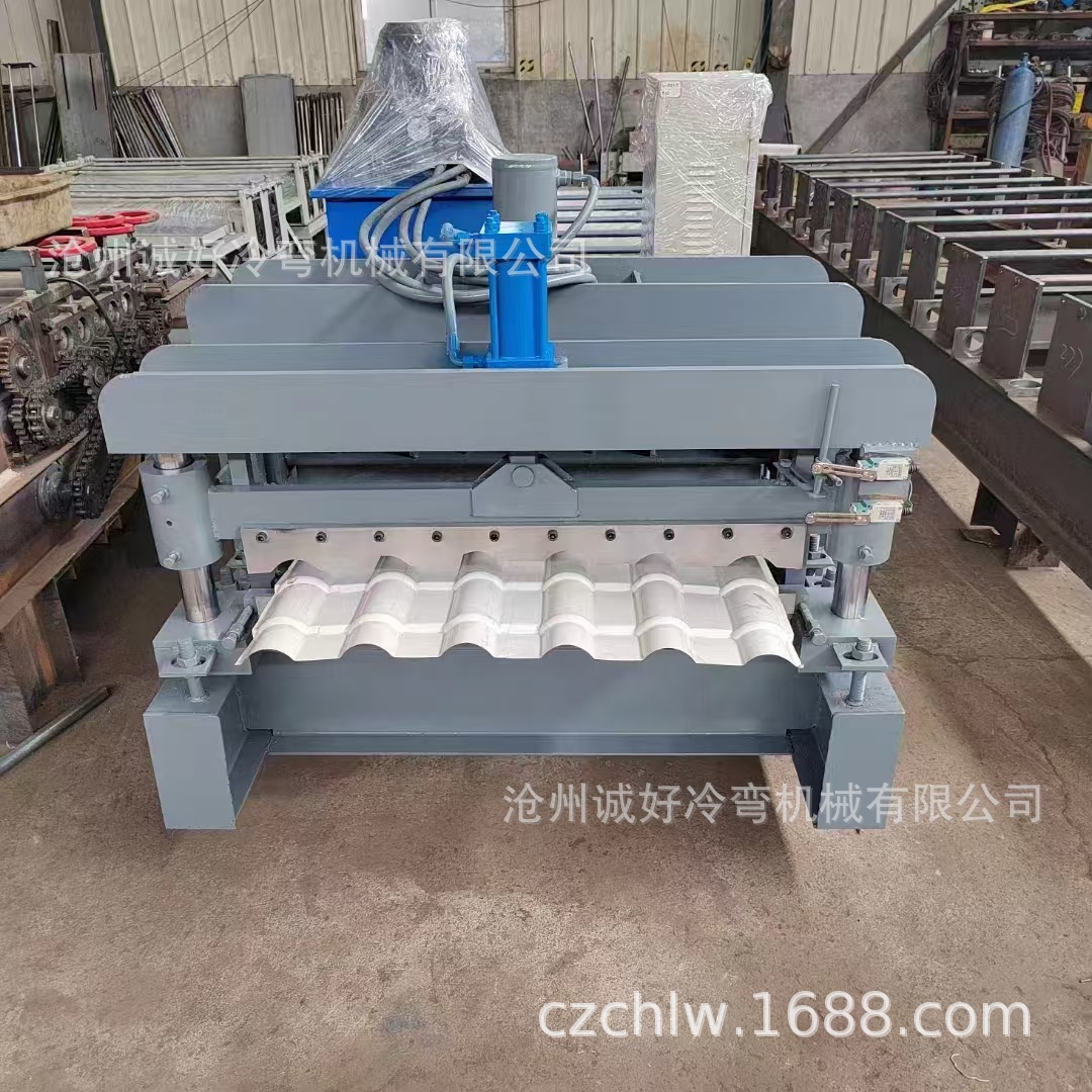 树脂瓦竹节琉璃瓦设备 全自动彩钢琉璃瓦设备 800竹节仿古琉璃瓦