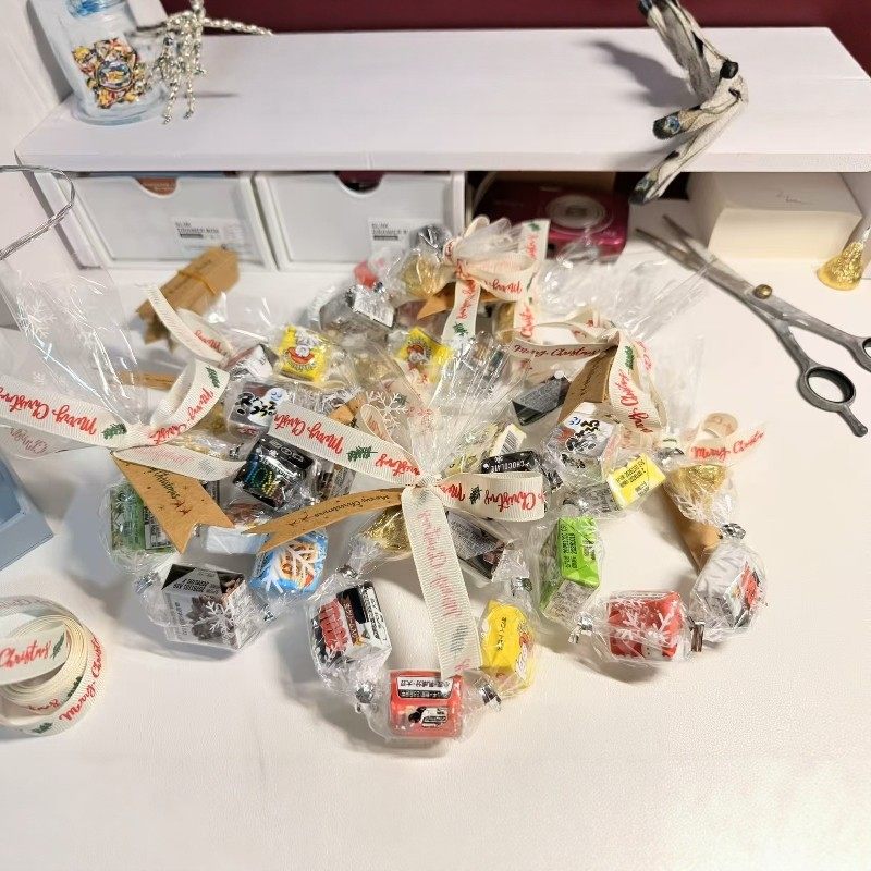 新年巧克力花环ins风装饰圣诞糖果包装袋创意diy浪漫节日惊喜礼物