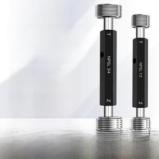 美国管道螺纹规Npsl1/8 1/4 3/8 1/2 3/4 1/4 1/4螺纹规通过停止