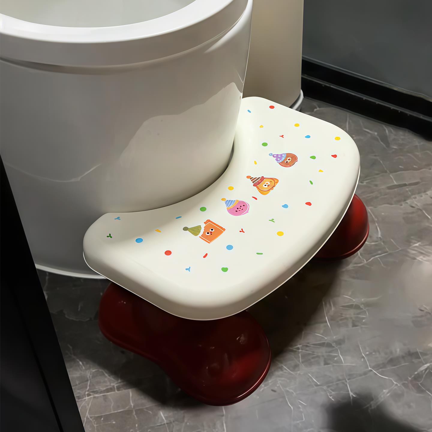可爱脚丫马桶凳脚踩凳卫生间儿童垫高凳加厚防滑成人助便蹲坑神器