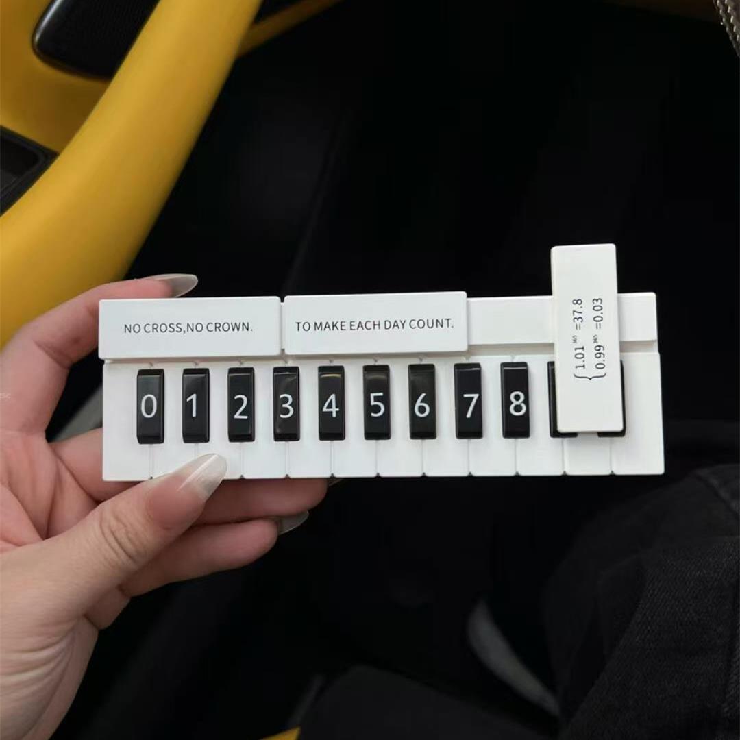 钢琴车上电话号码牌创意高颜值移车挪车电话牌临时停车牌车内摆件