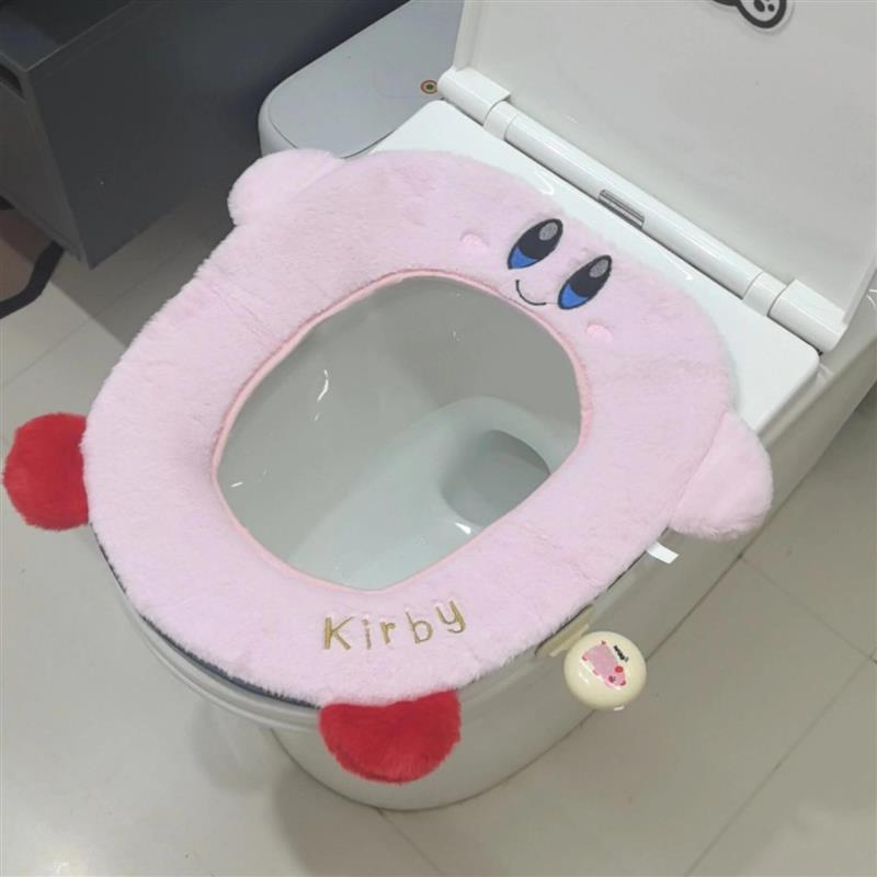女孩马桶坐垫冬加厚毛绒家