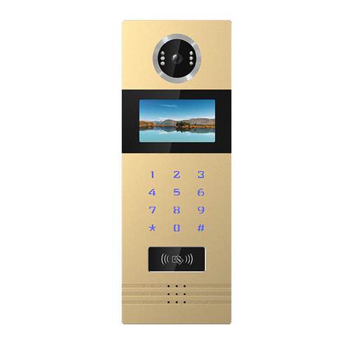 铝合金面板G39豪华室外光触主机外壳CNC加工丝印楼宇对讲机显示屏
