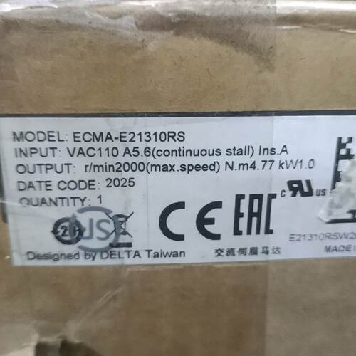 溢价-台达电机ECMAE21310RS1.0KW