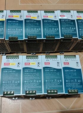 明纬导轨电源SDR24024功能正常成色为实图-议价