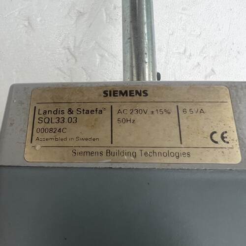 议价西门子Landis & Staefa SQL33.03 SQL35.00执行器，瑞典产
