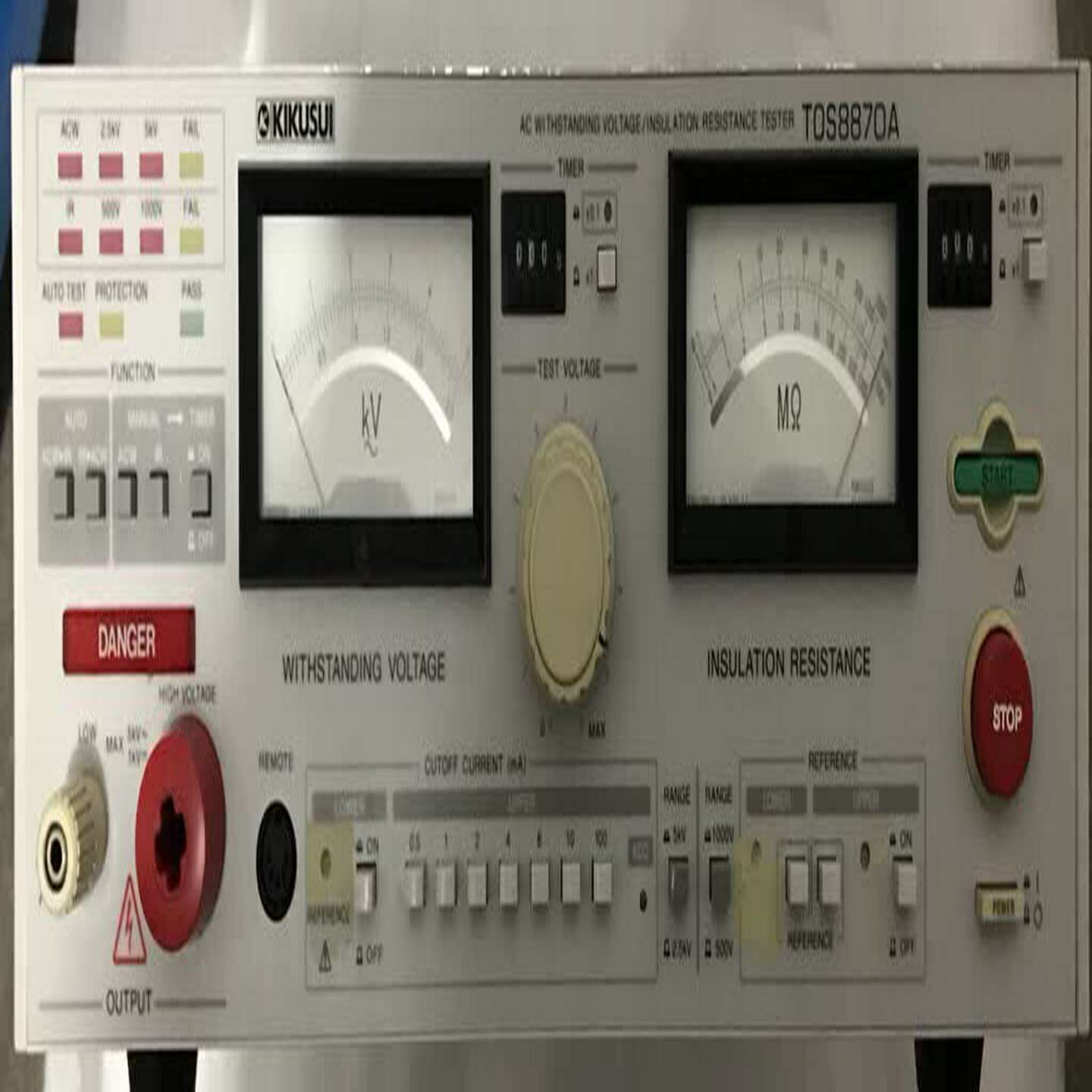 询价~菊水TOS8870A高压测试仪耐压仪绝缘电阻测试仪