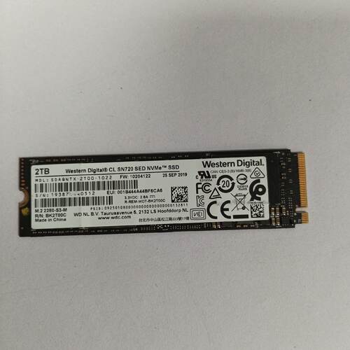 询价-WD西数SN720NVMEM.22280SSD固