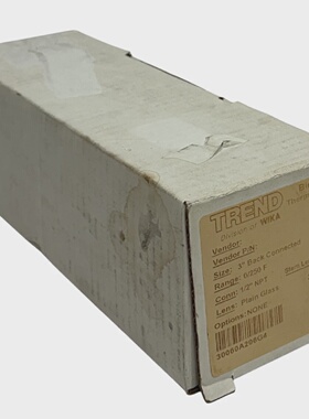 TREND  WIKA 3 BACK CONNECTED BIMETAL THERMOMETER 0250 DEG F