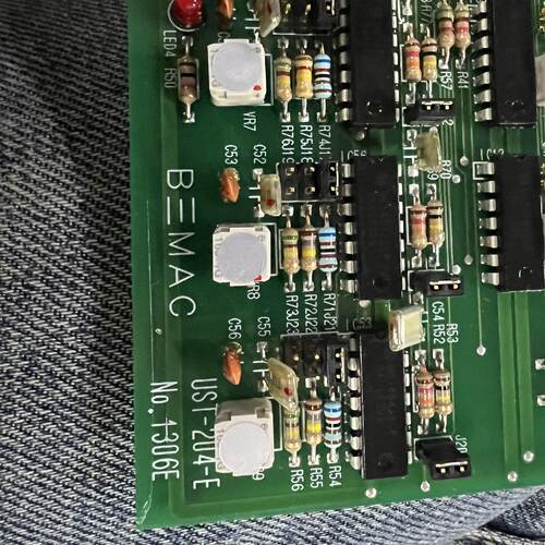 询价BEMACUST204E控制板型号NO.1306E