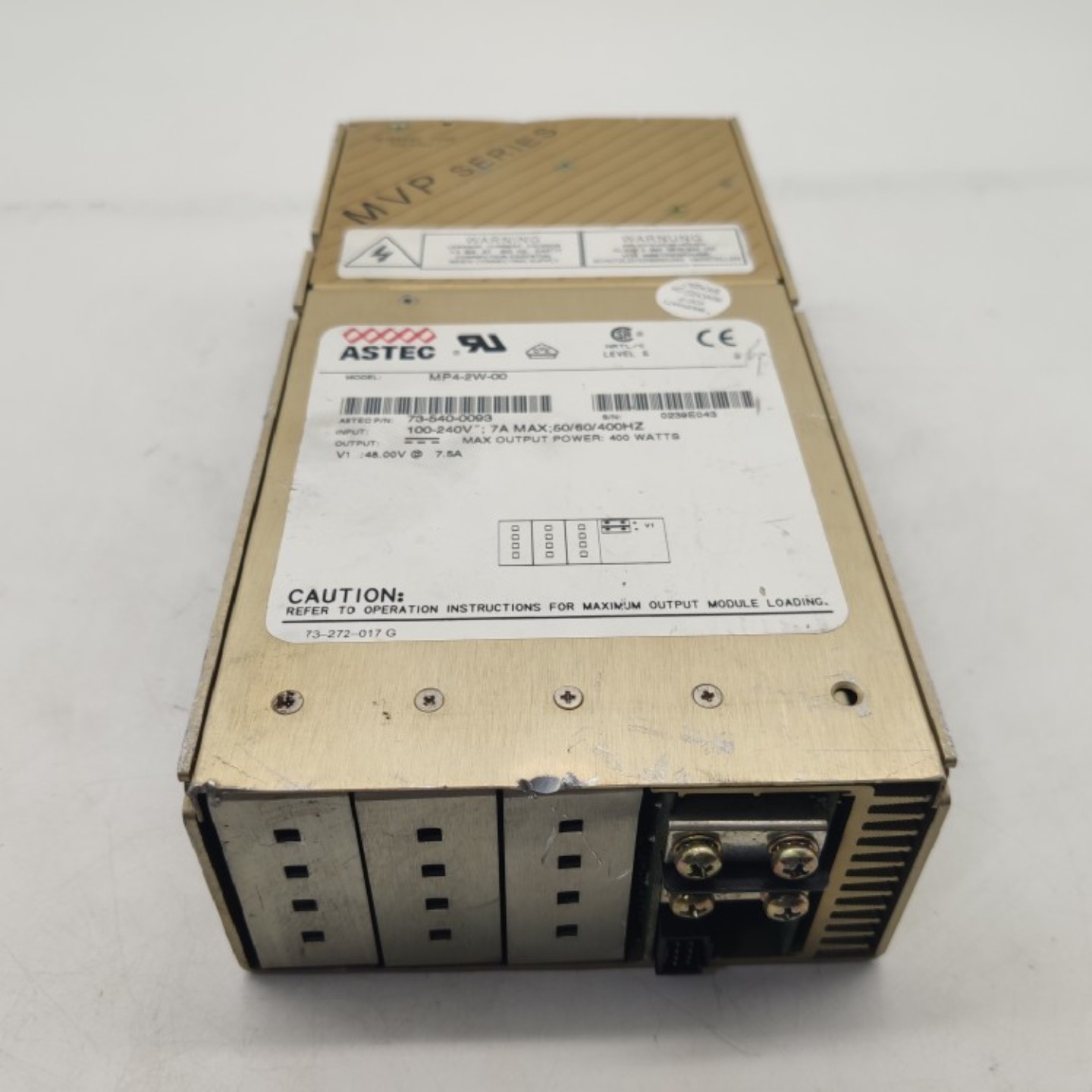 售前询价售前询价ASTEC雅达 MP4-2W-00 电源模组 48V75A 拆机现