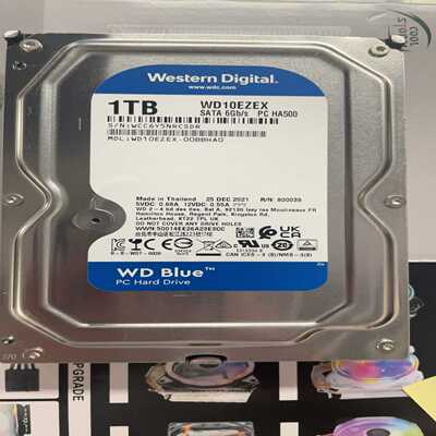 询价WD10EZEX-00BBHA02021年有保西数1T一个