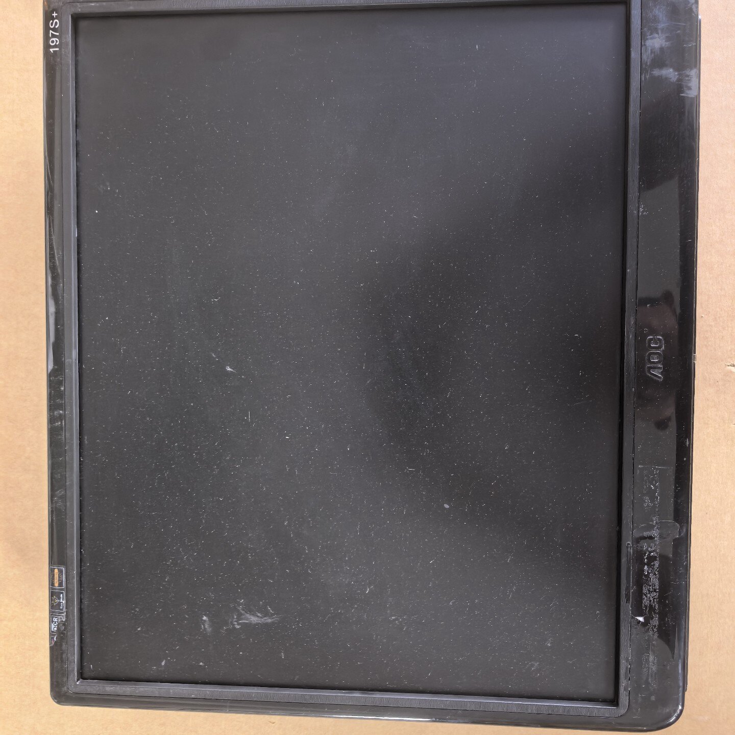 询价*AOC19寸197S方屏彩色液晶显示器含VGA接口